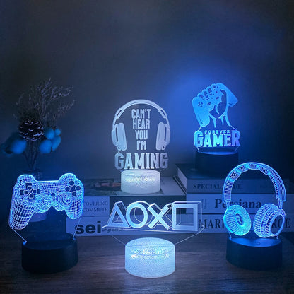 3D LED Gaming Room Lamp